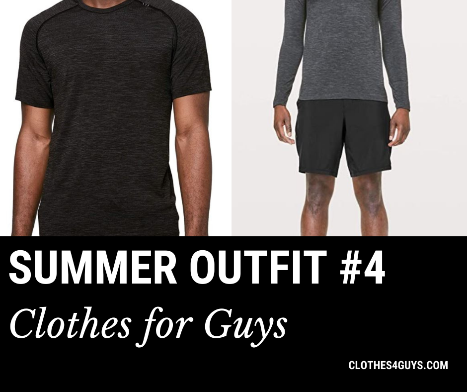 Summer Outfit for Guys and Summer Clothes for Men for Sale with Black Shorts