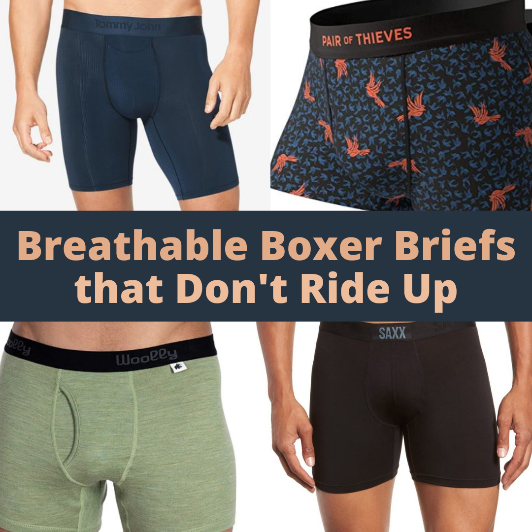 the best breathable boxer briefs that don't ride up on Amazon