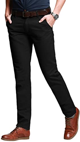 Match men's stretchy business casual black work pants and slacks