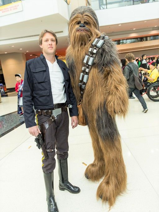 Hans Solo and Chewbacca Costumes for Gay Couples